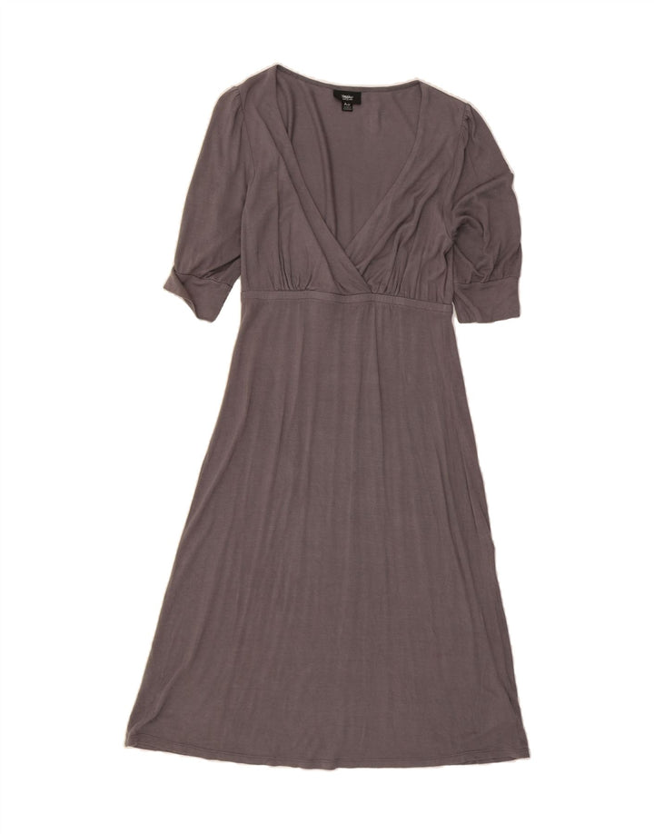 MOSSIMO Womens A-Line Dress UK 6 XS Grey Rayon Vintage Mossimo and Second-Hand Mossimo from Messina Hembry 