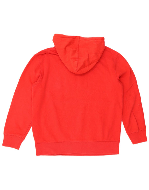 Maglione con cappuccio grafico ampio per ragazze Gap 11-12 anni XL in cotone rosso