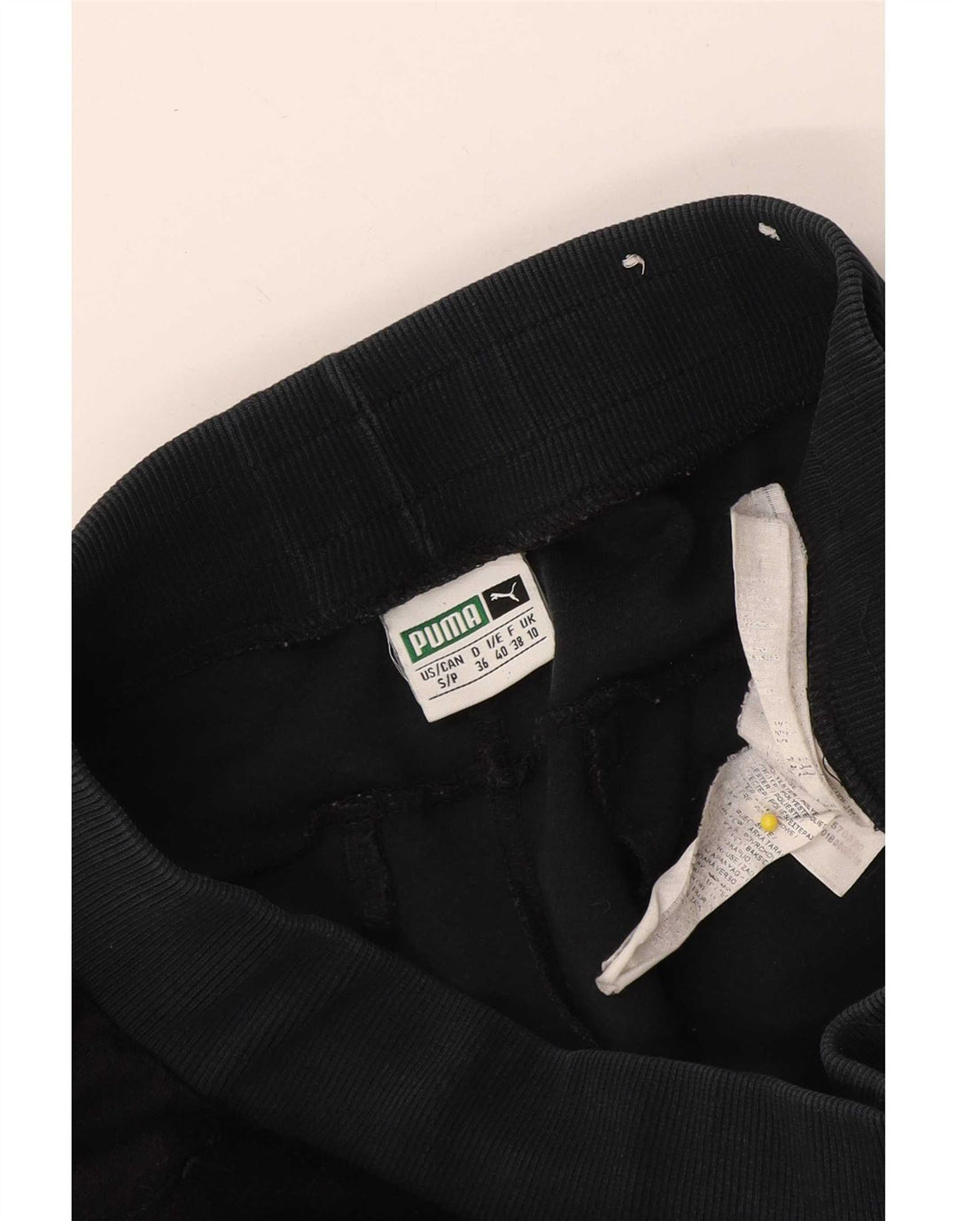 Puma Womens Tracksuit Trousers UK 10 Small Black Polyester