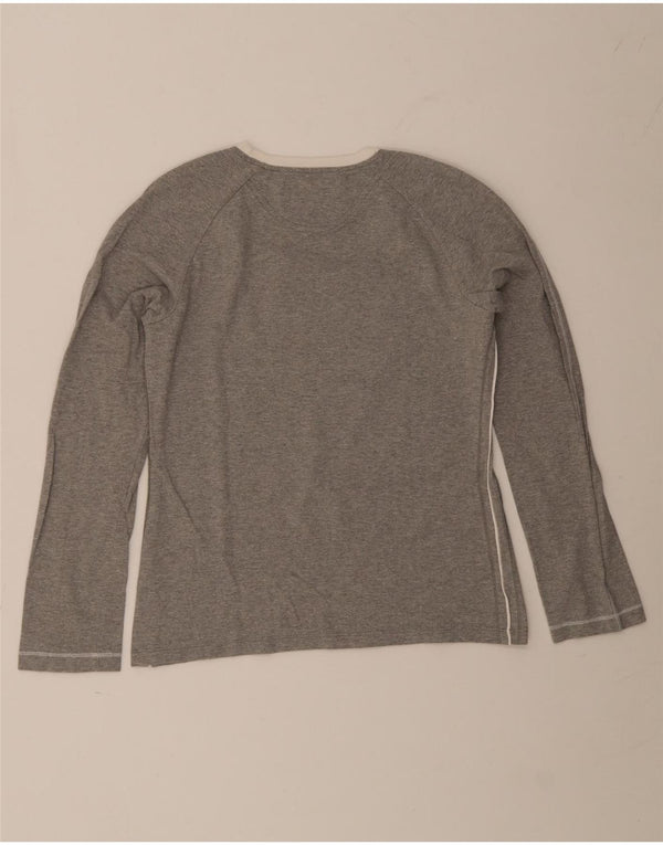 Champion Womens Heritage Classics Graphic Top manica lunga UK 14 Large Grigio
