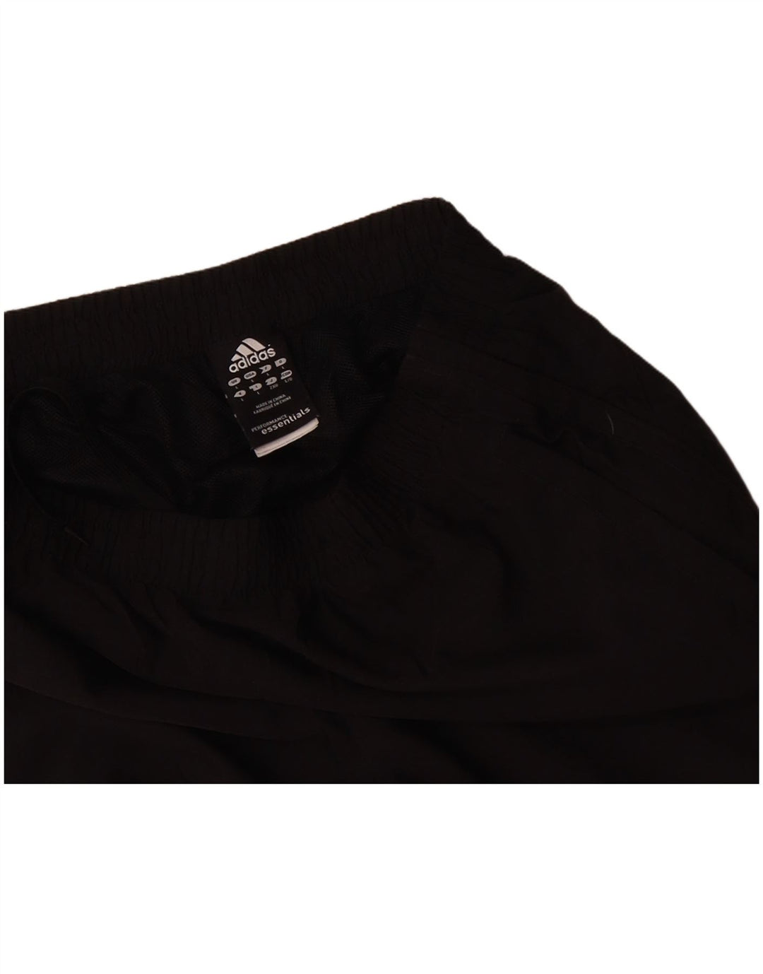 ADIDAS Mens Climalite Tracksuit Trousers Large Black Polyester