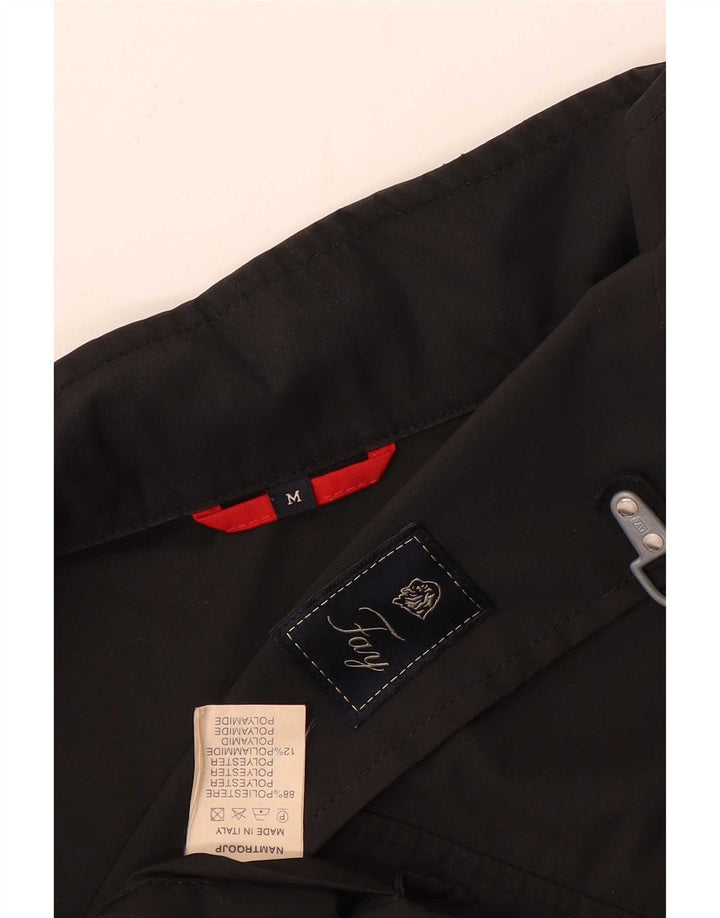 Fay Mens Utility Jacket UK 38 közepes fekete poliamid