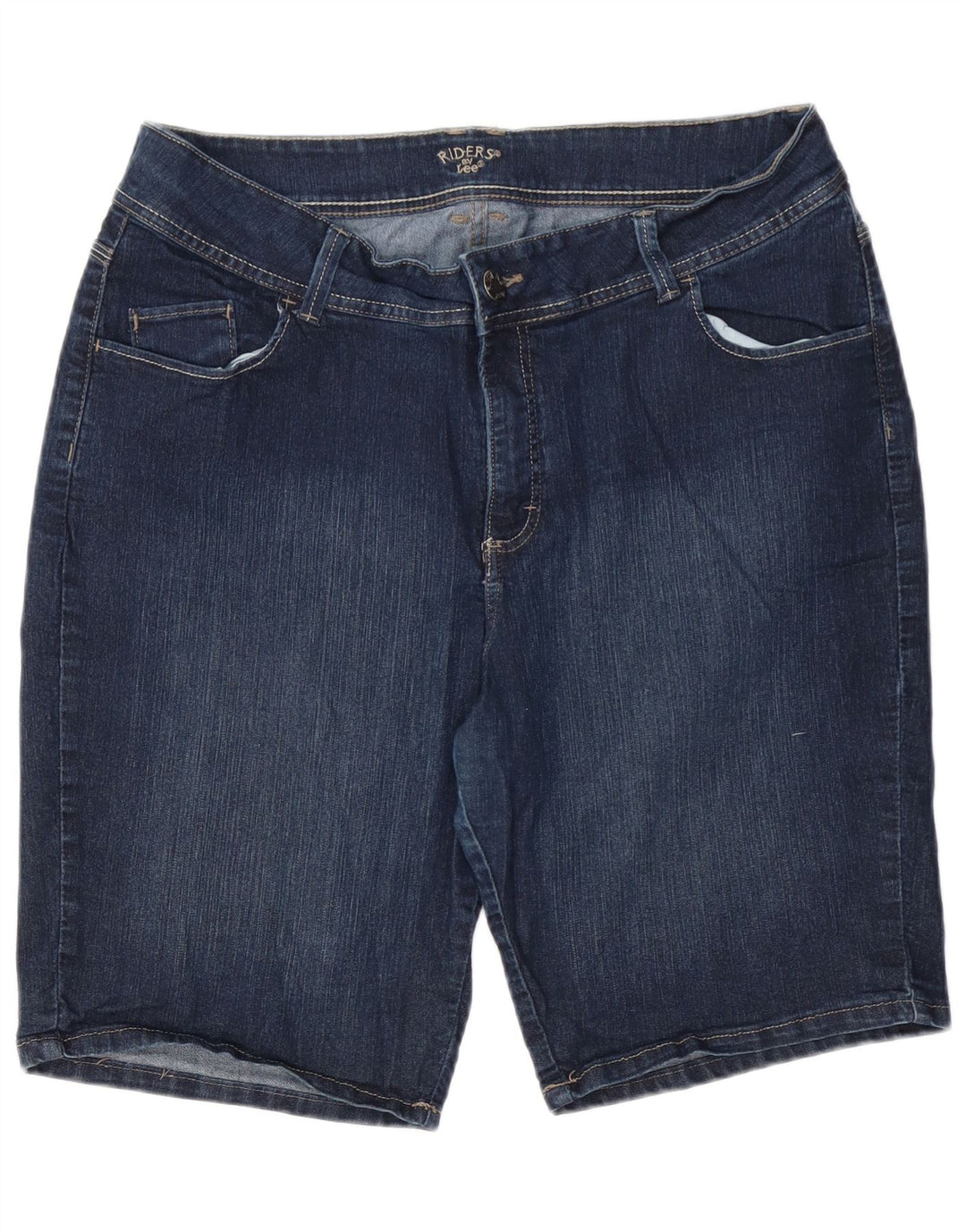 LEE Womens Riders Denim Shorts W38 XL Blue