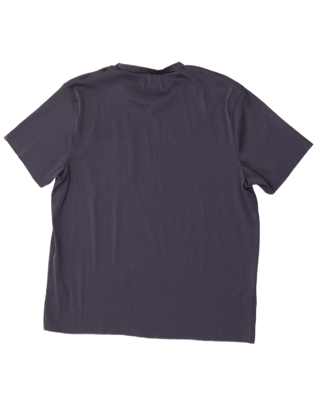Jack & Jones Mens T-Shirt Top 2XL Navy Blue Striped Polyester