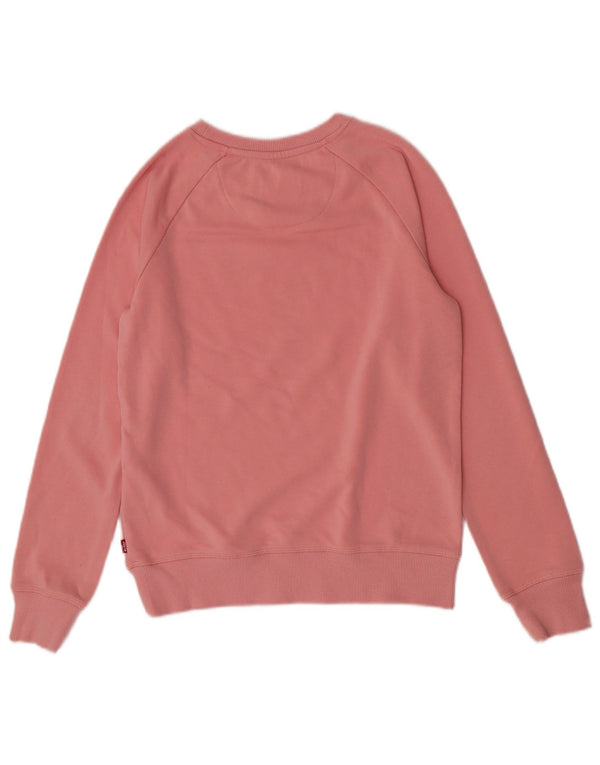 Levi's Girls Graphic Regular Fit Sweatshirt Jumper 11-12 år Pink Bomuld