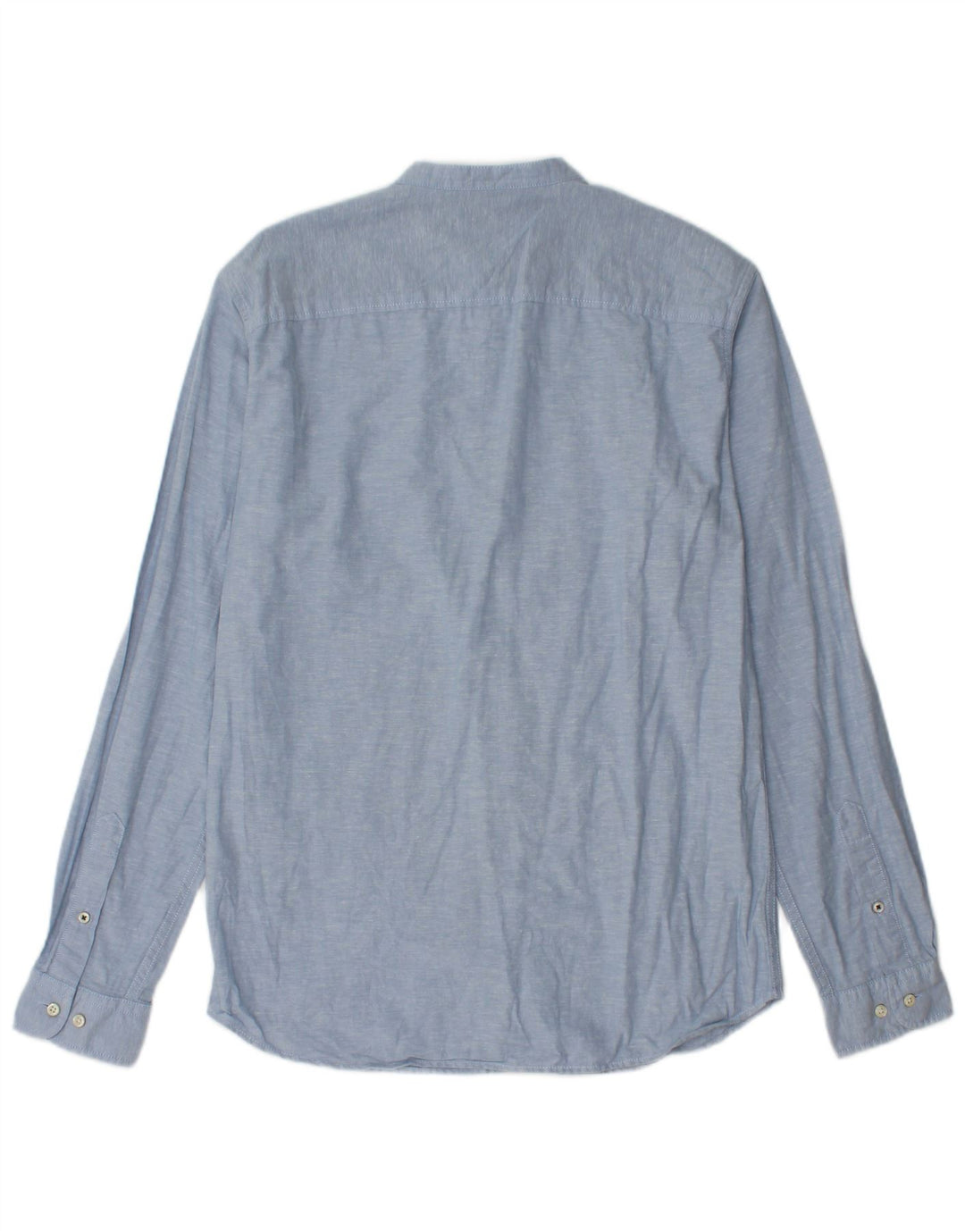 Jack & Jones Mens Shirt Small Blue Cotton