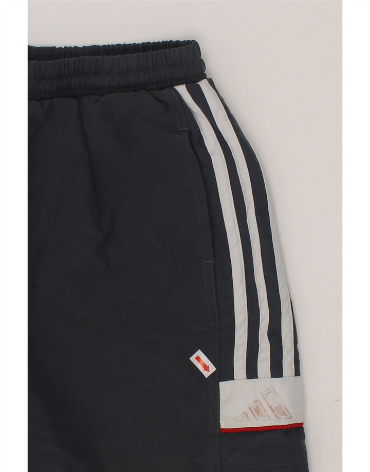 ADIDAS Boys Sport Shorts 7-8 Years  Grey Polyester Vintage Adidas and Second-Hand Adidas from Messina Hembry 