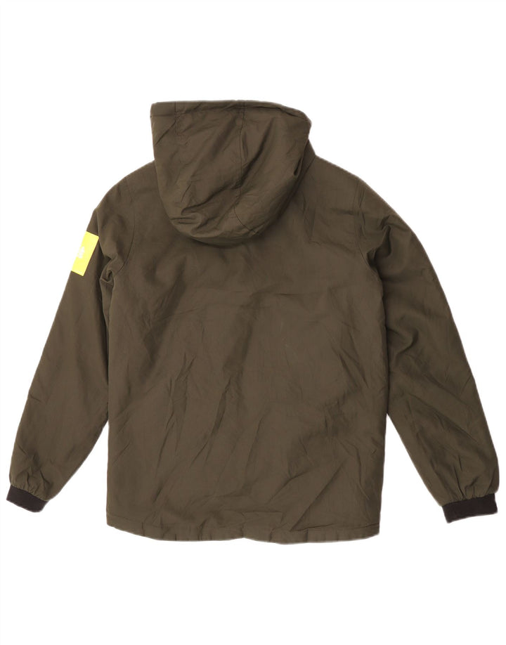 Giubbotto bomber con cappuccio Jack & Jones per ragazzi 11-12 anni color kaki