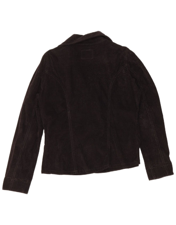 Levi's Caban en velours côtelé pour femme UK 16 Large Noir Coton