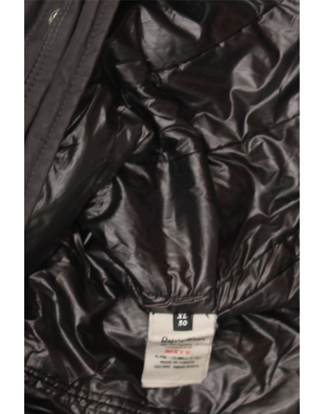 REFRIGIWEAR Womens Windbreaker Coat IT 50 XL Black Nylon Vintage Refrigiwear and Second-Hand Refrigiwear from Messina Hembry 