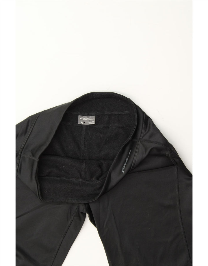 EDDIE BAUER Womens Tracksuit Trousers UK 8 Small  Black Polyester Vintage Eddie Bauer and Second-Hand Eddie Bauer from Messina Hembry 