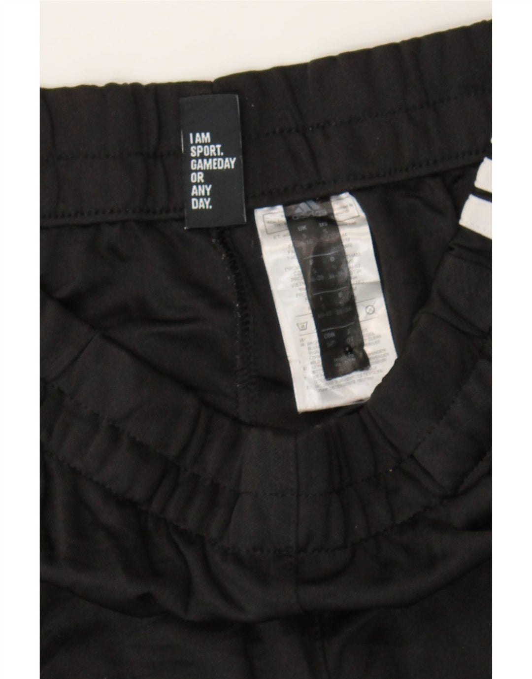 ADIDAS Womens Tracksuit Trousers UK 8/10 Small  Black Polyester Vintage Adidas and Second-Hand Adidas from Messina Hembry 