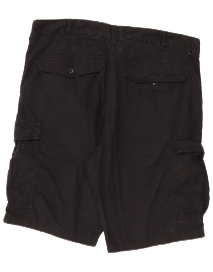 Mountain Warehouse Mens Cargo Shorts W34 Large  Black Cotton