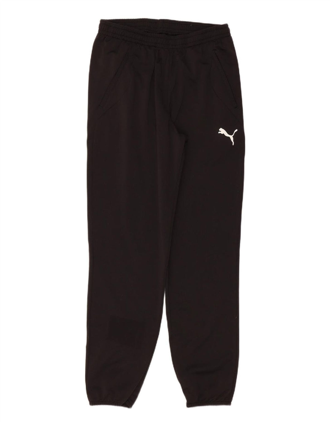 PUMA Mens Tracksuit Trousers Joggers Medium Black Polyester Vintage Puma and Second-Hand Puma from Messina Hembry 