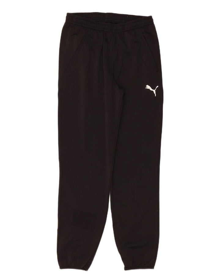 PUMA Mens Tracksuit Trousers Joggers Medium Black Polyester Vintage Puma and Second-Hand Puma from Messina Hembry 