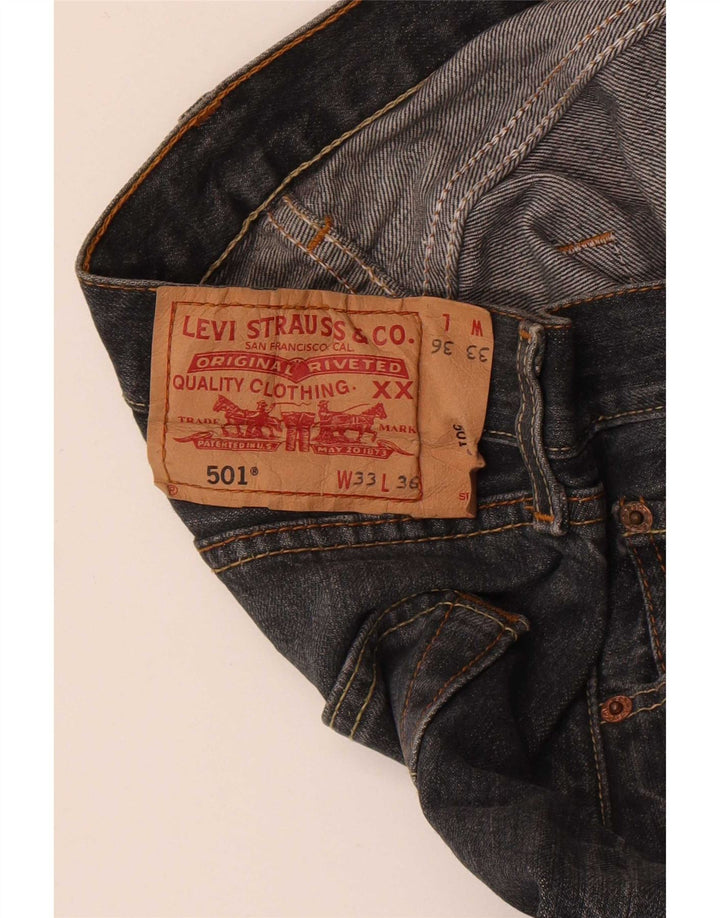 Levi's Jean Droit 501 Homme W33 L30 Gris