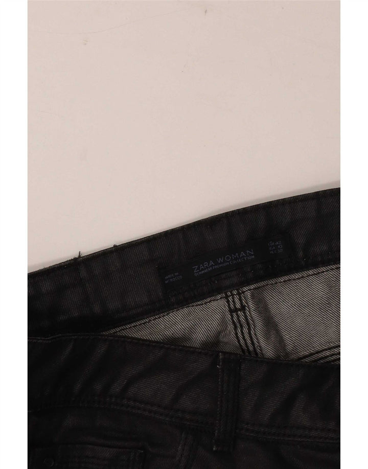 Zara Womens Slim Jeans EU 42 Large W32 L30 Black