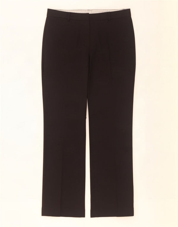 Marks & Spencer Womens Bootcut Suit Trousers UK 10 Small W31 L30 Black