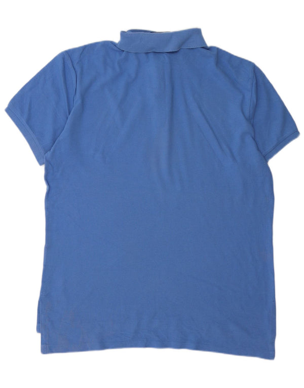 Polo Ralph Lauren Mens Custom Fit Polo Shirt Large Blue Cotton