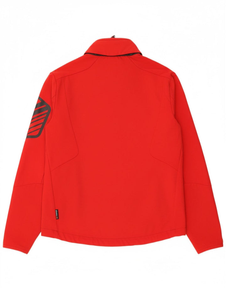 JACK WOLFSKIN Mens Windbreaker Jacket UK 34 Small Red Polyester