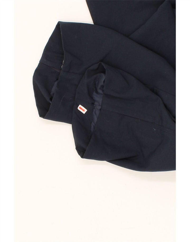 REEBOK Womens Tracksuit Trousers UK 14 Large Navy Blue Polyester Vintage Reebok and Second-Hand Reebok from Messina Hembry 