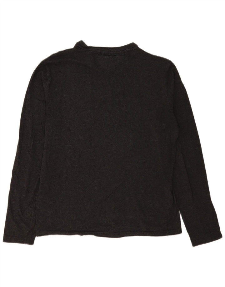 Tommy Hilfiger Mens Top Long Sleeve Medium Grey Cotton