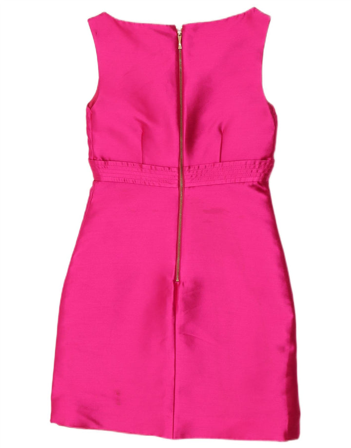 Kate Spade Womens Sleeveless Sheath Dress US 4 Small Pink Polyester