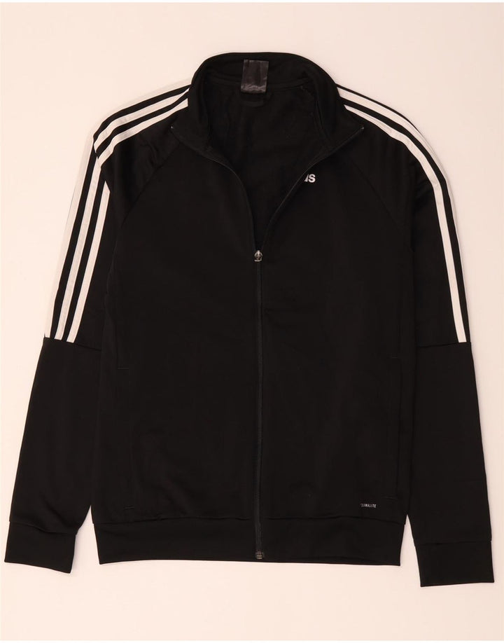 Giacca da allenamento Adidas Climalite da uomo XS in poliestere nero