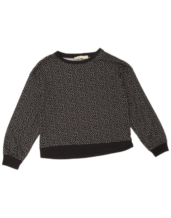 Γυναικεία φούτερ Oasis Crop Oversized Jumper UK 10 Small Black Pot