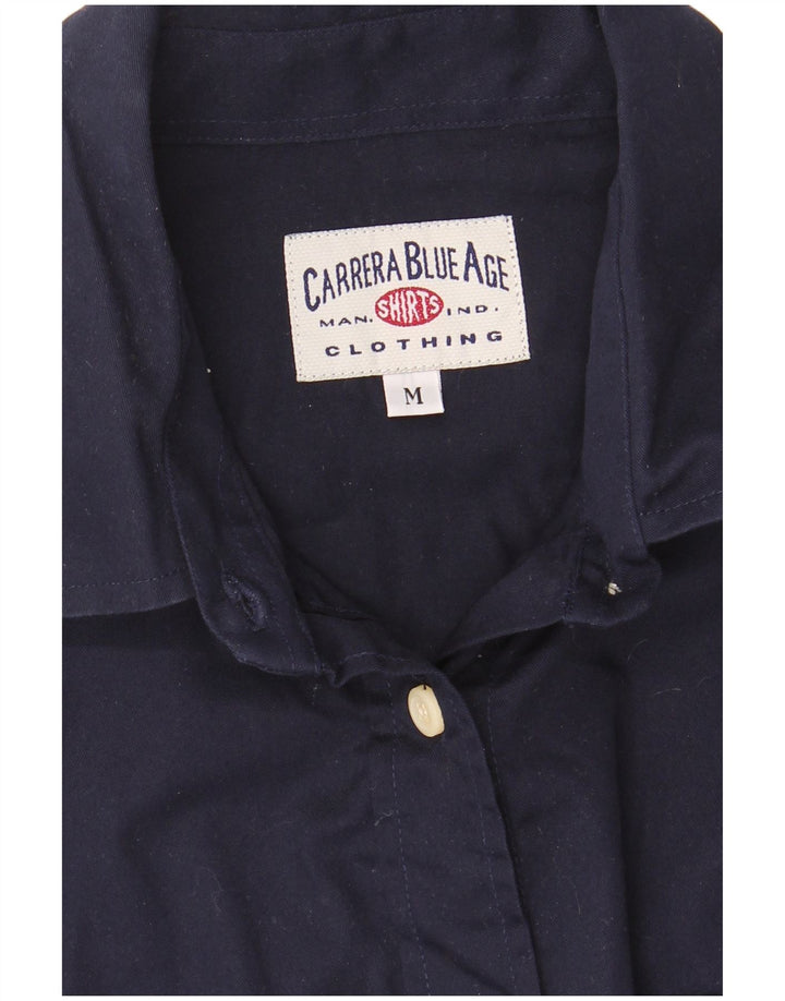 Carrera Dameskjorte UK 14 Medium Navy Blue