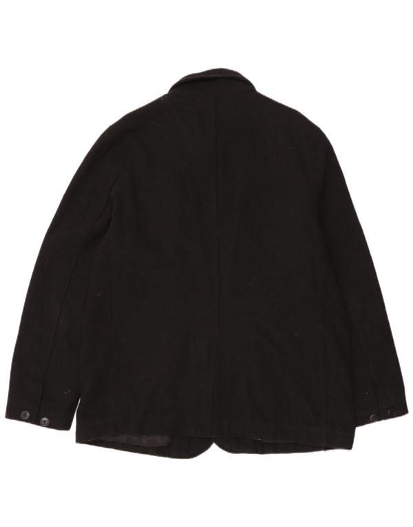 Levi's Herre Utility Jacket UK 40 Large Black Wool