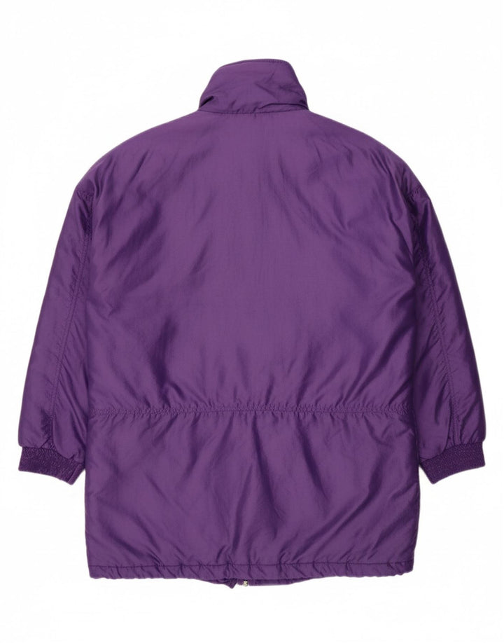 VINTAGE Womens Oversized Windbreaker Coat EU 48 2XL Purple Polyamide Vintage Vintage and Second-Hand Vintage from Messina Hembry 