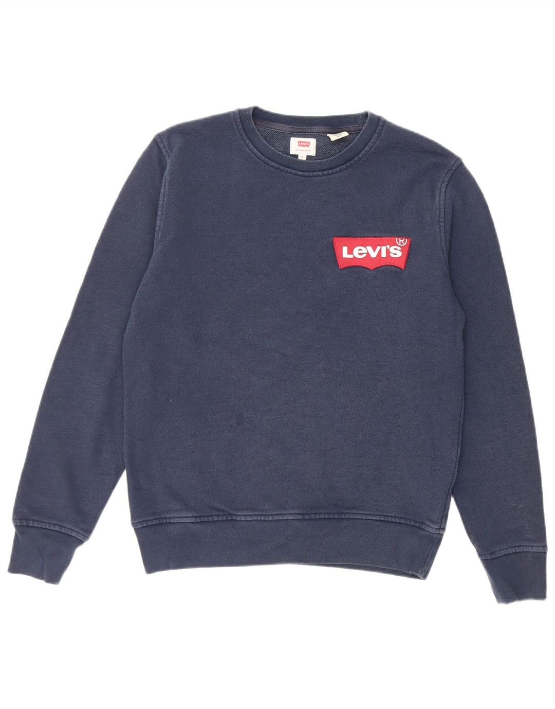 Levi's Mens Sweatshirt Jumper Small Navy Blue Cotton