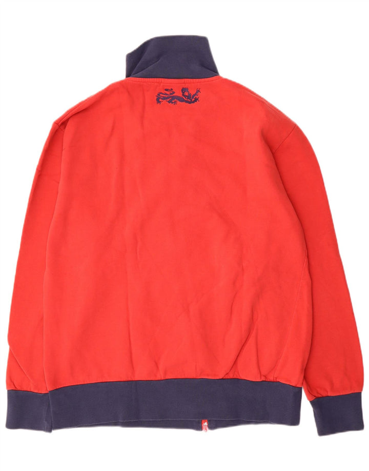 Giacca da tuta da uomo Umbro XL in cotone color block rosso