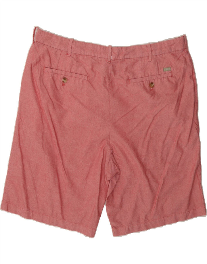 IZOD Mens Chino Shorts W40 XL Pink Cotton Vintage Izod and Second-Hand Izod from Messina Hembry 
