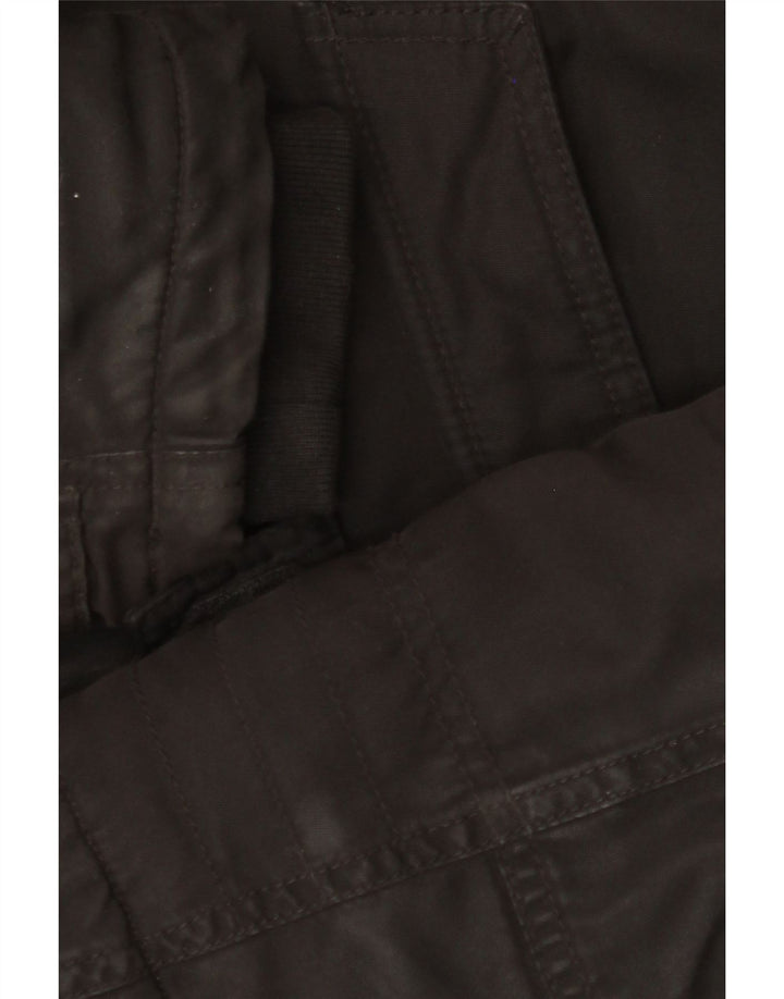 TOMMY HILFIGER Mens Windbreaker Jacket UK 36 Small Black Acrylic Vintage Tommy Hilfiger and Second-Hand Tommy Hilfiger from Messina Hembry 