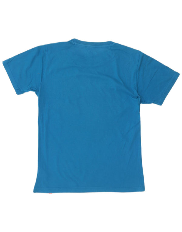 New Balance Herre grafisk T-shirt Top Medium Blue Bomuld