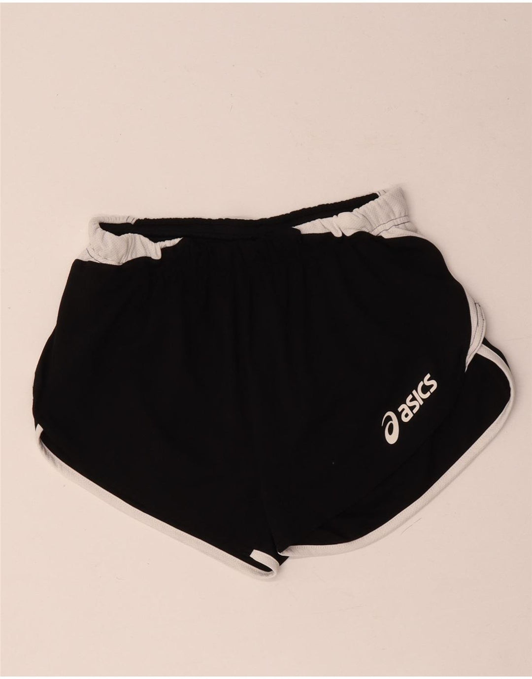 Pantaloncini sportivi da donna Asics UK 10 Small Nero Colourblock Poliestere