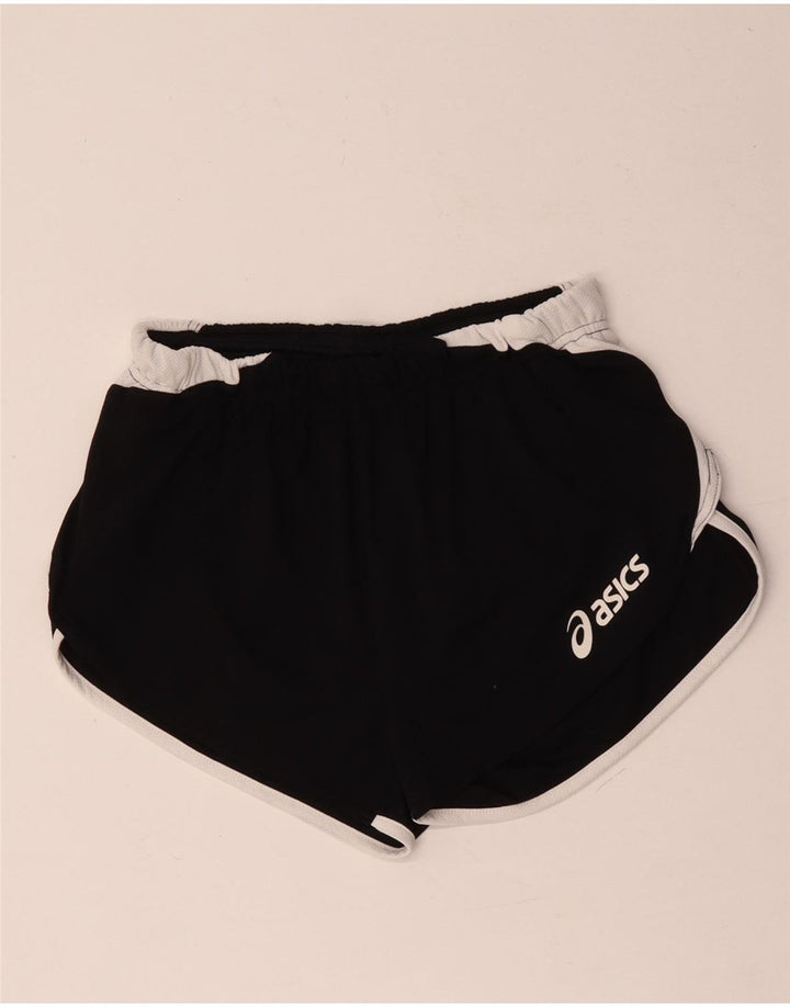 Pantaloncini sportivi da donna Asics UK 10 Small Nero Colourblock Poliestere