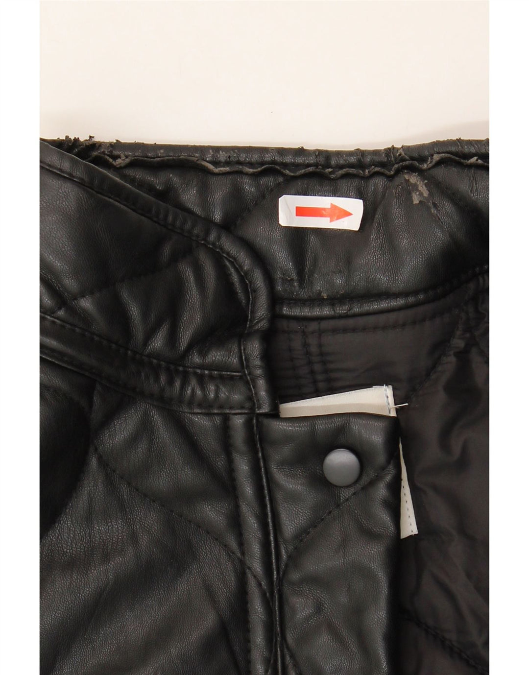 Zara Womens Oversized Quilted Jacket UK 10 Small Black Polyester