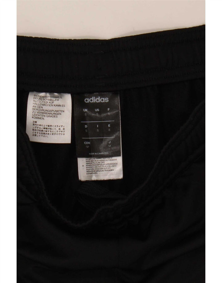Pantaloni da tuta Adidas Climalite da uomo piccoli in poliestere nero