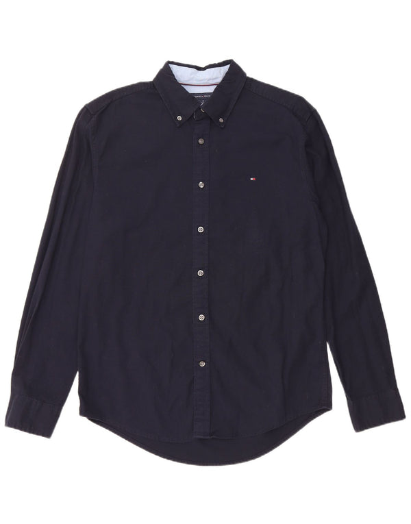 Tommy Hilfiger Herreskjorte Medium Navyblå Bomuld