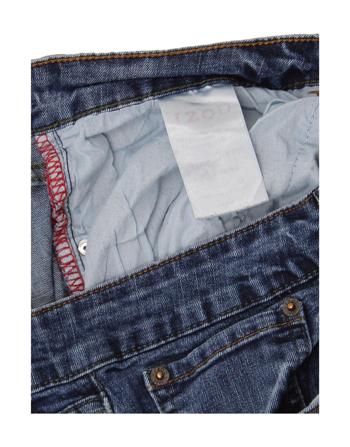 IZOD Mens Straight Jeans W36 L32 Blue Vintage Izod and Second-Hand Izod from Messina Hembry 