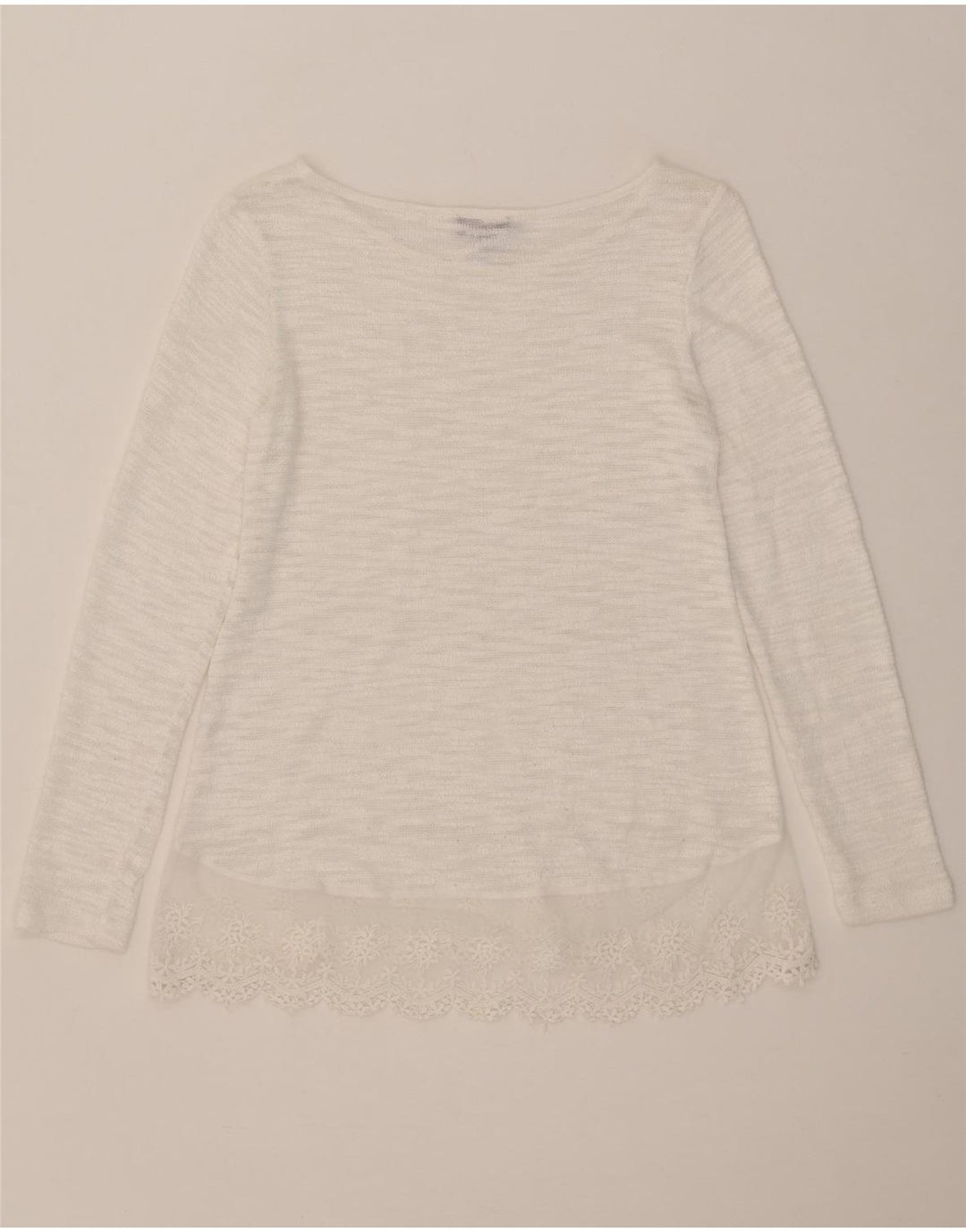 PHASE EIGHT Womens Top Long Sleeve UK 12 Medium White Floral