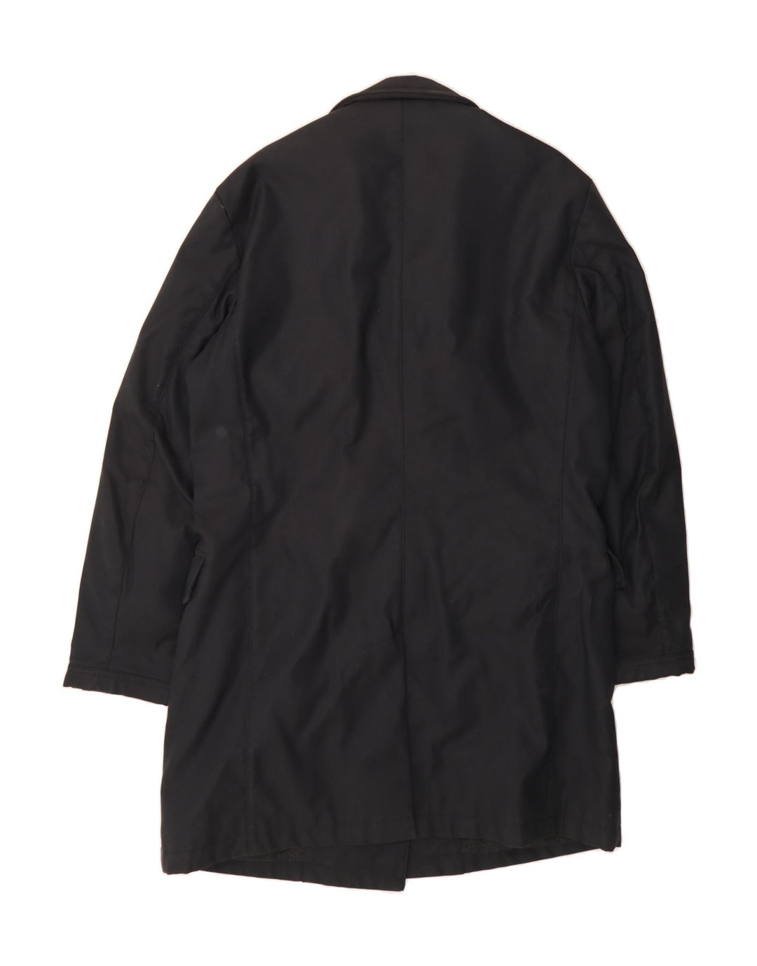 FAY Womens Double Breasted Coat UK 18 XL Black Vintage Fay and Second-Hand Fay from Messina Hembry 