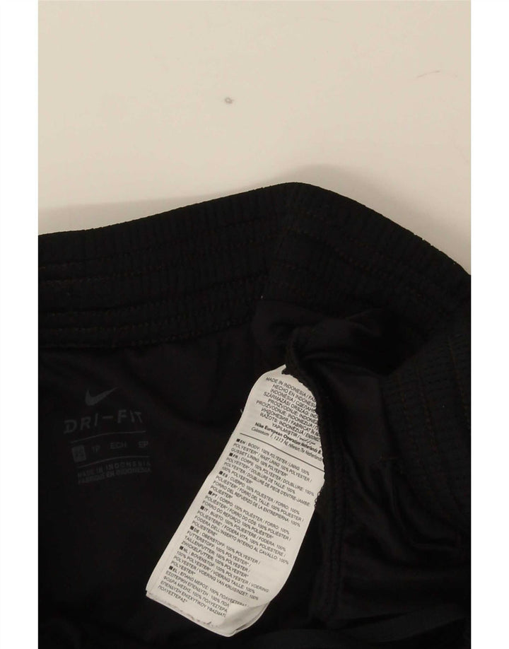 Pantaloncini sportivi regolari da donna Nike XS neri in poliestere