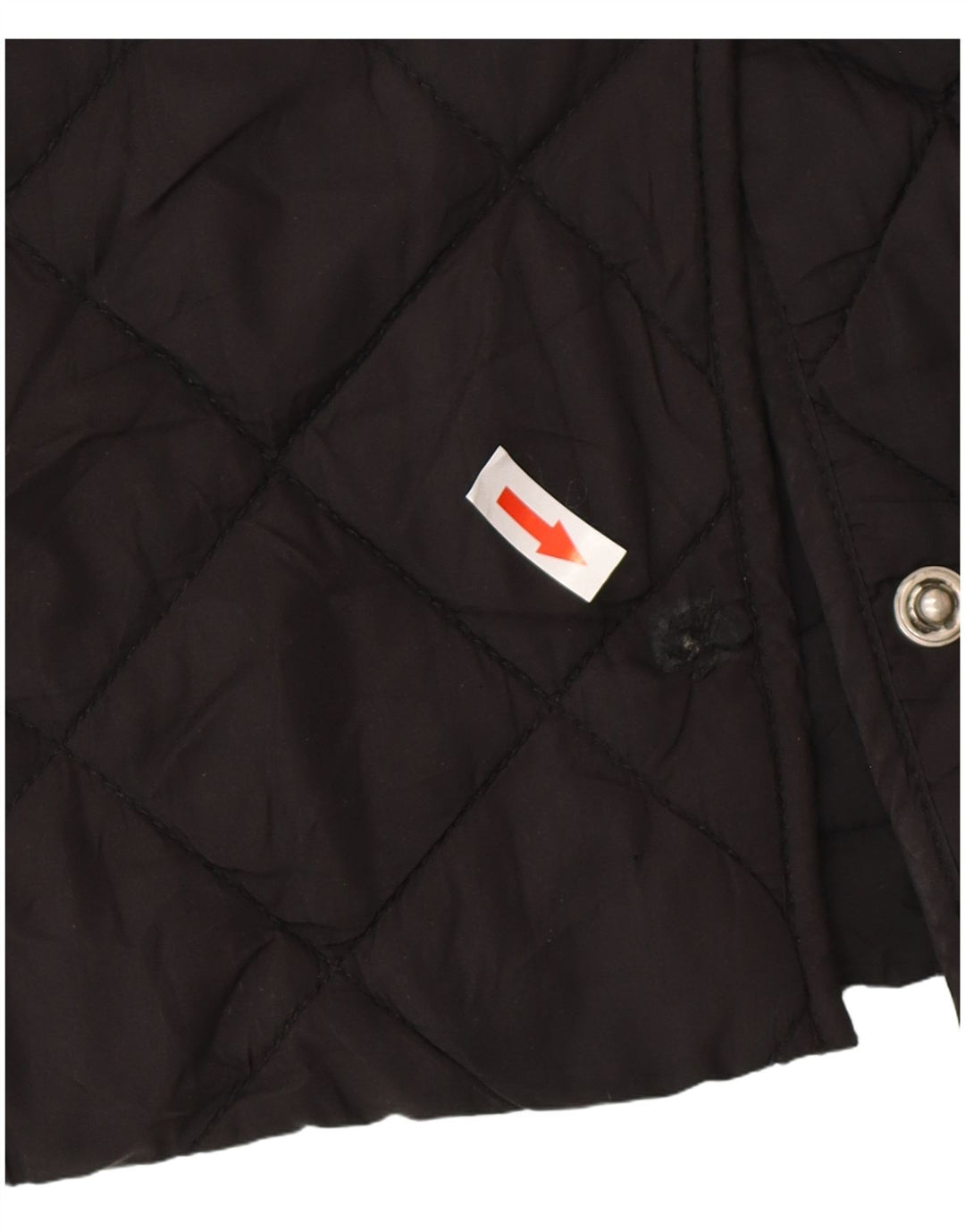Zara Womens Quilted Overcoat UK 16 Large Black