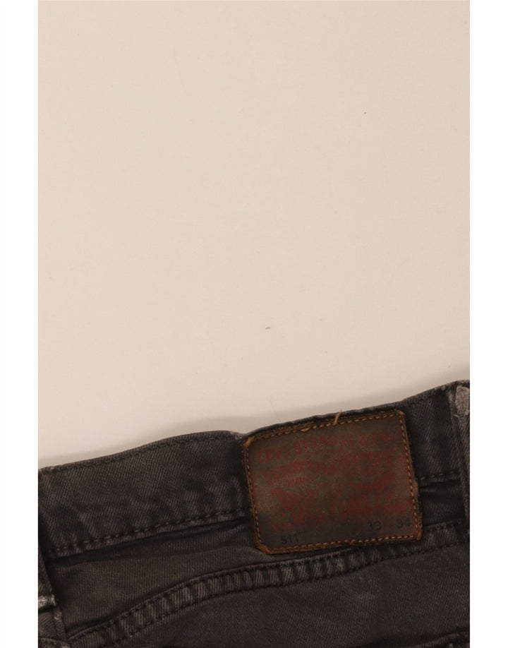LEVI'S Womens 511 Tapered Jeans W33 L34 Grey