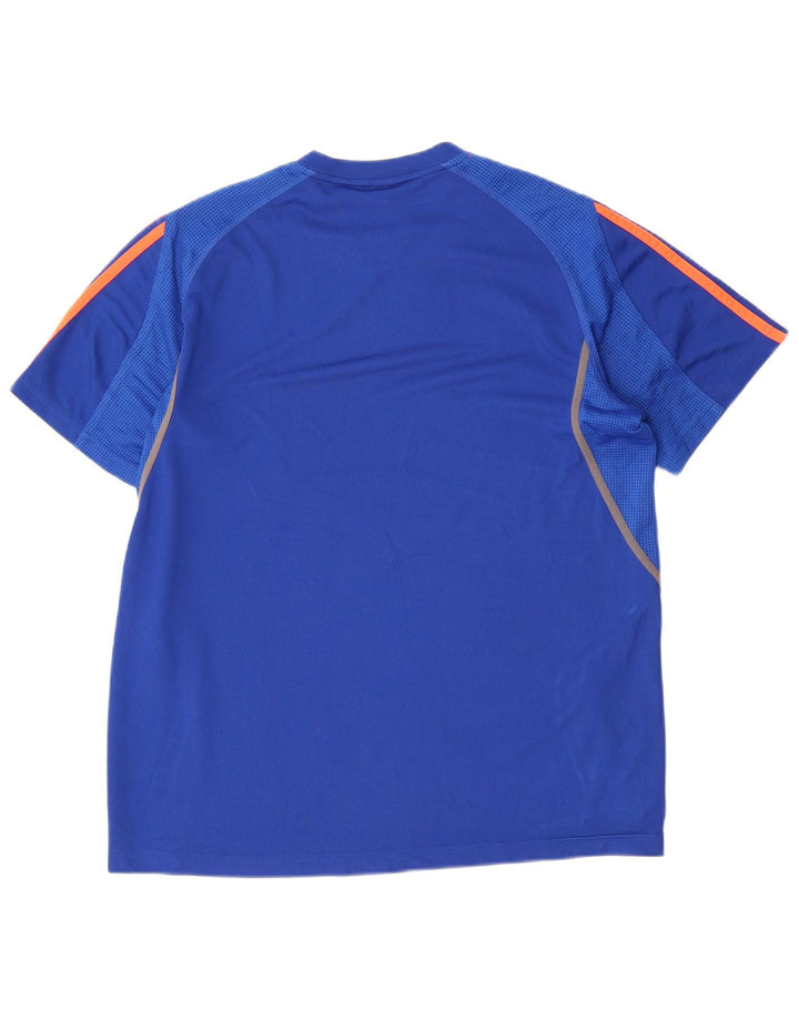 Ανδρικό T-Shirt Adidas Top Medium Blue Polyester