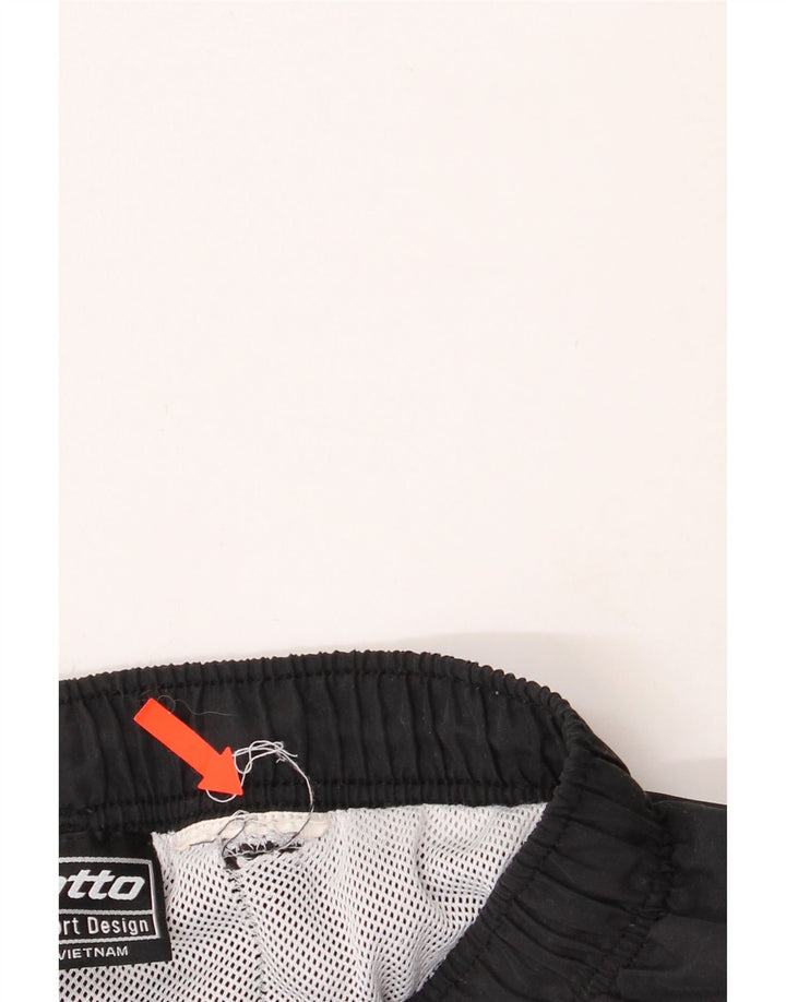 LOTTO Mens Tracksuit Trousers Small Black Colourblock Vintage Lotto and Second-Hand Lotto from Messina Hembry 